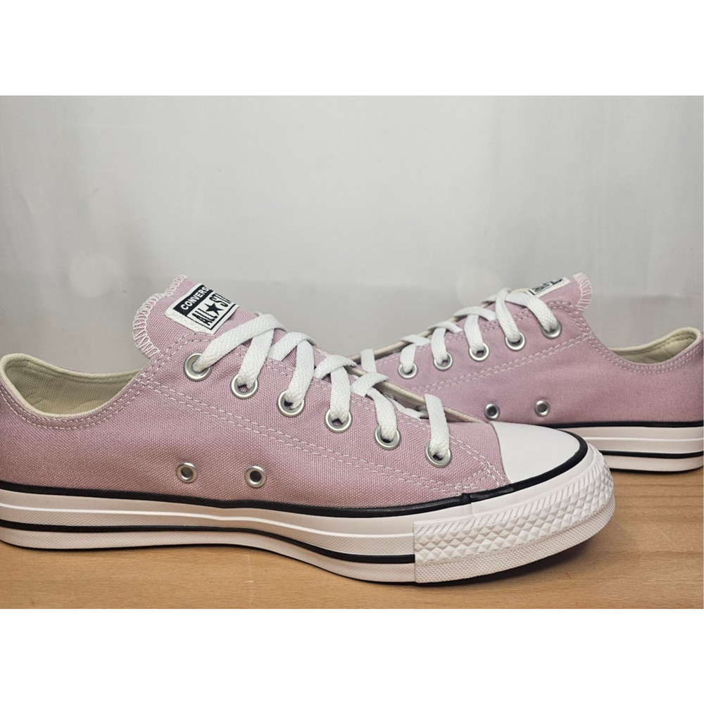 Converse Women's Pink Canvas Sneakers - Picture 3 of 9